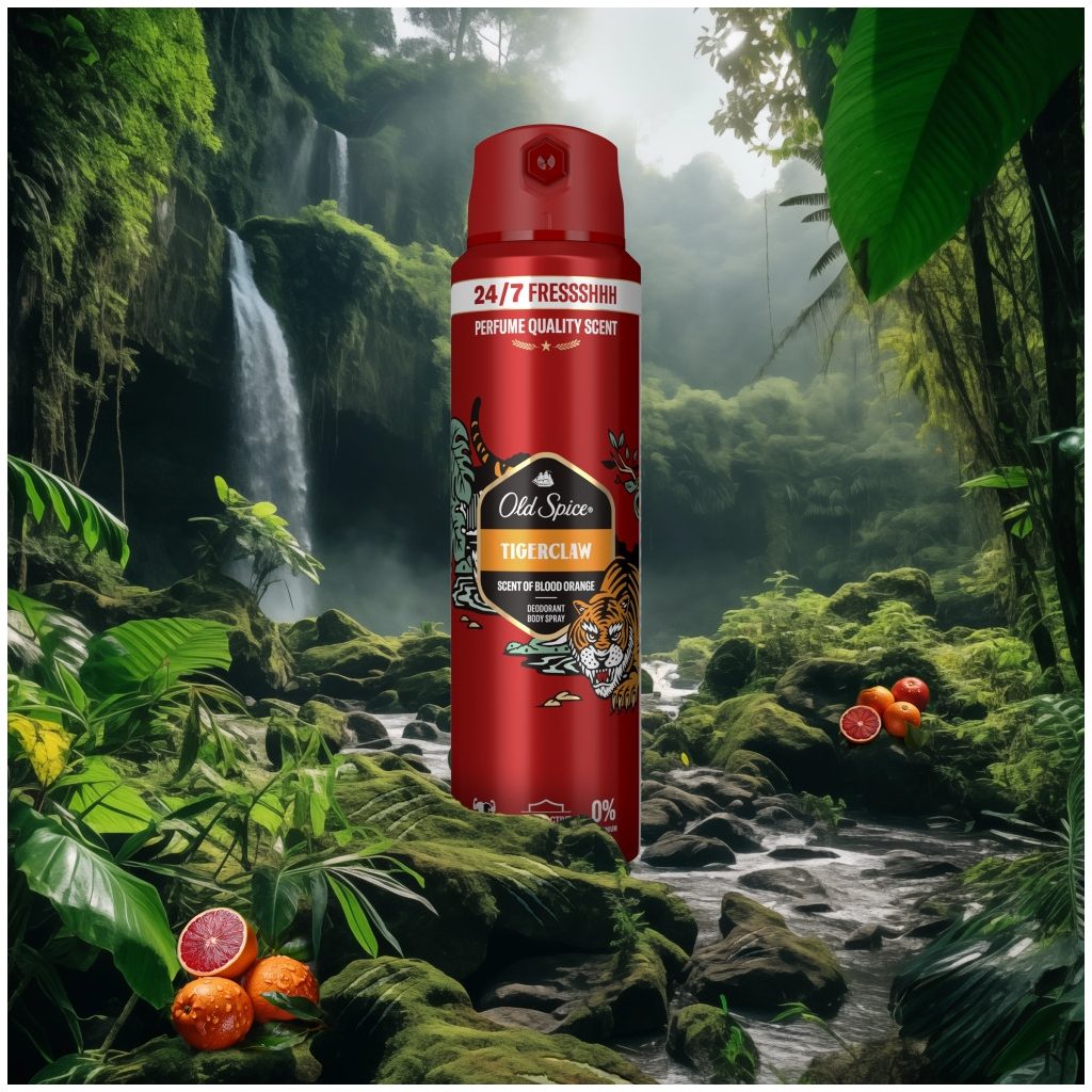 Old Spice Tiger Claw dezodor spray férfiaknak (3x200 ml)