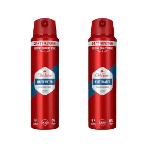 Old Spice Whitewater dezodor spray férfiaknak (2x200 ml)