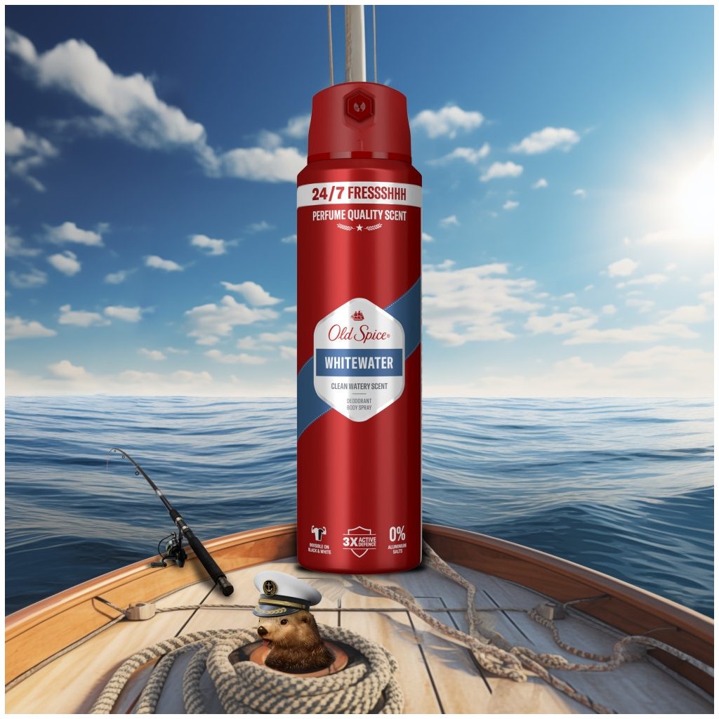 Old Spice Whitewater dezodor spray férfiaknak (3x200 ml)