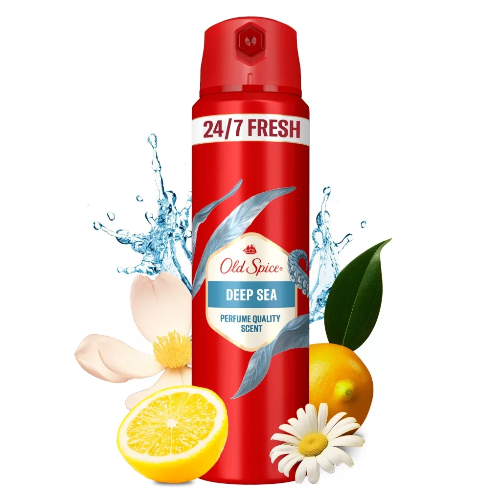 Old Spice Deep Sea dezodor spray férfiaknak (2x200 ml)
