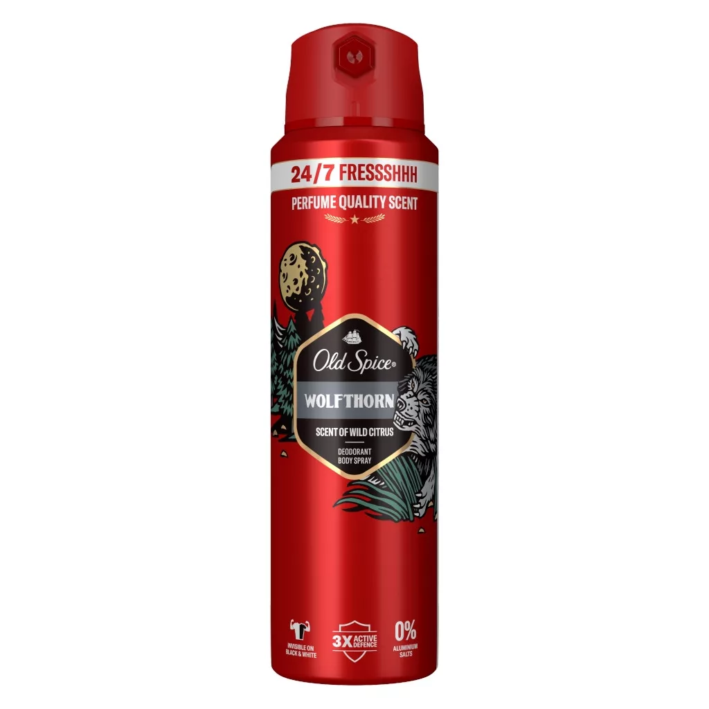 Old Spice Wolfthorn dezodor spray férfiaknak (2x200 ml)