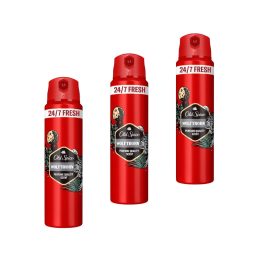 Old Spice Wolfthorn dezodor spray férfiaknak (3x200 ml)