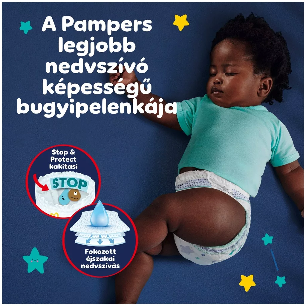 Pampers Night Pants bugyipelenka 4, 9-15 kg HAVI PELENKACSOMAG 100 db