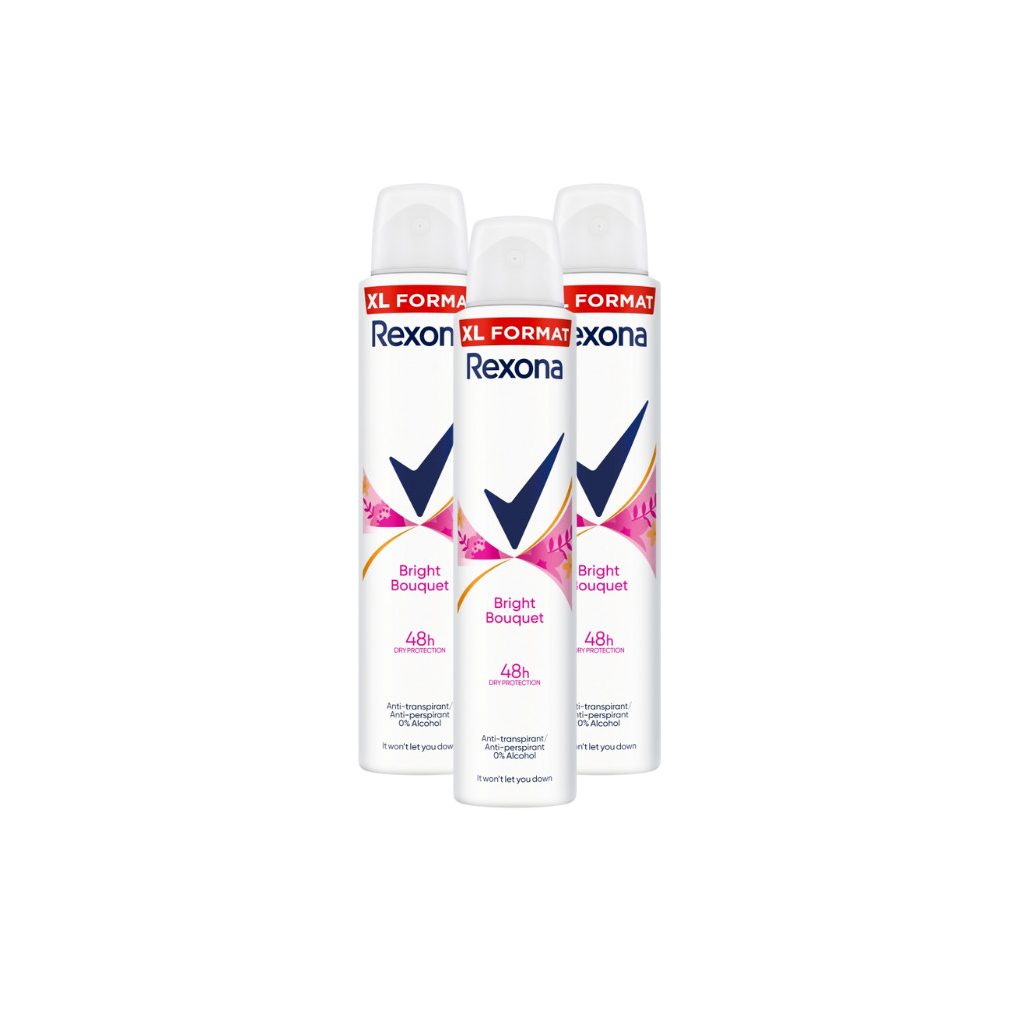 Rexona Bright Bouquet izzadásgátló (3x200 ml)
