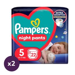   Pampers Night Pants bugyipelenka 5, 11-17 kg HAVI PELENKACSOMAG 44 db