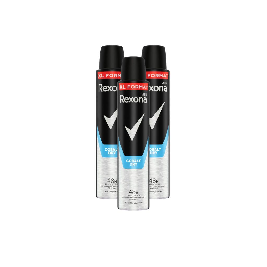 Rexona Men Cobalt Dry izzadásgátló (3x200 ml)