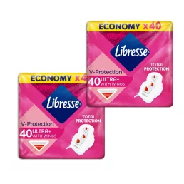 Libresse Normal Wings egészségügyi betét (2x40 db)