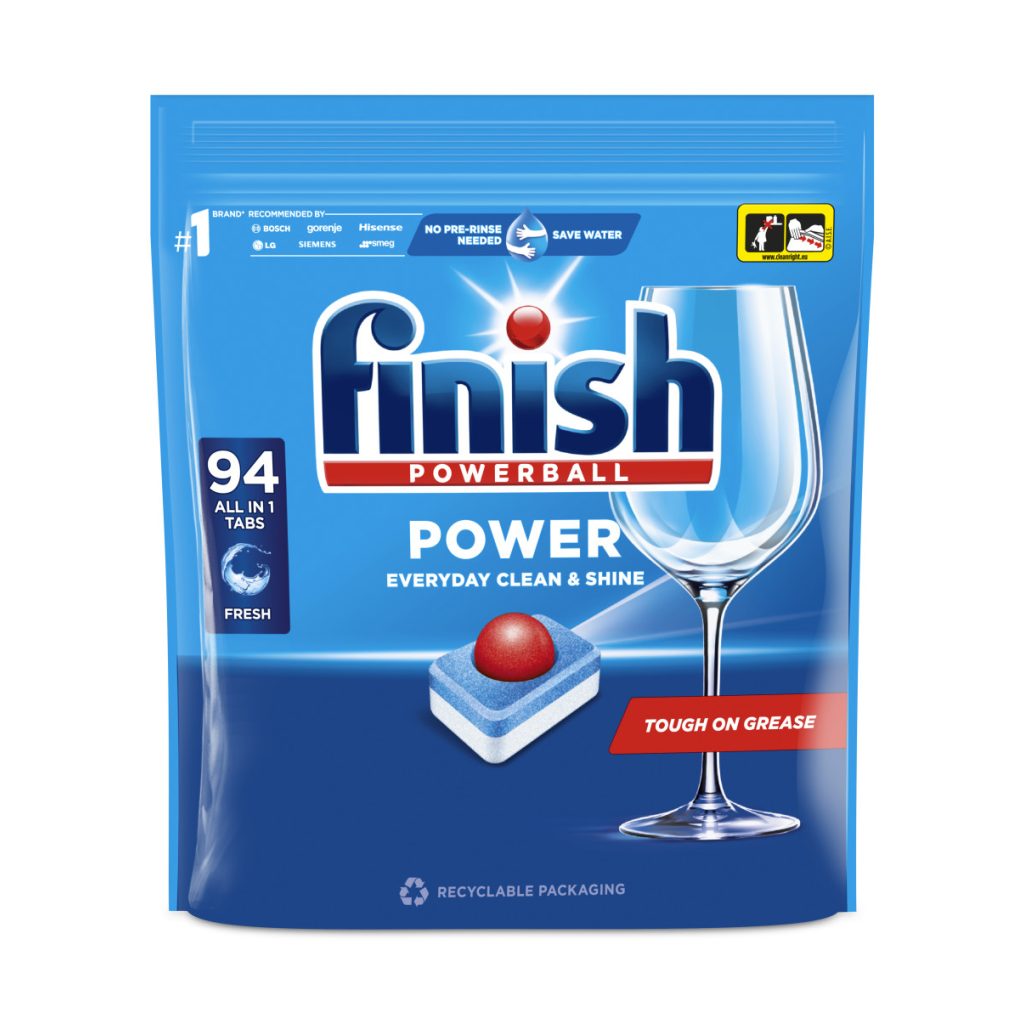 Finish Power All in 1 mosogatógép-tabletta, regular (3x94 db)