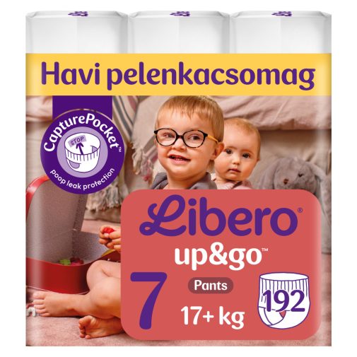 Libero Up&Go 7 bugyipelenka, 17+ kg, 192 db