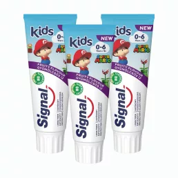 Signal Kids gyermekfogkrém, gyümölcsös ízű (3x75 ml)