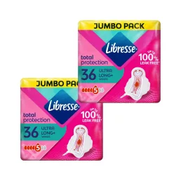   Libresse Ultra Long Wings egészségügyi betét Mega Pack (2x36 db)