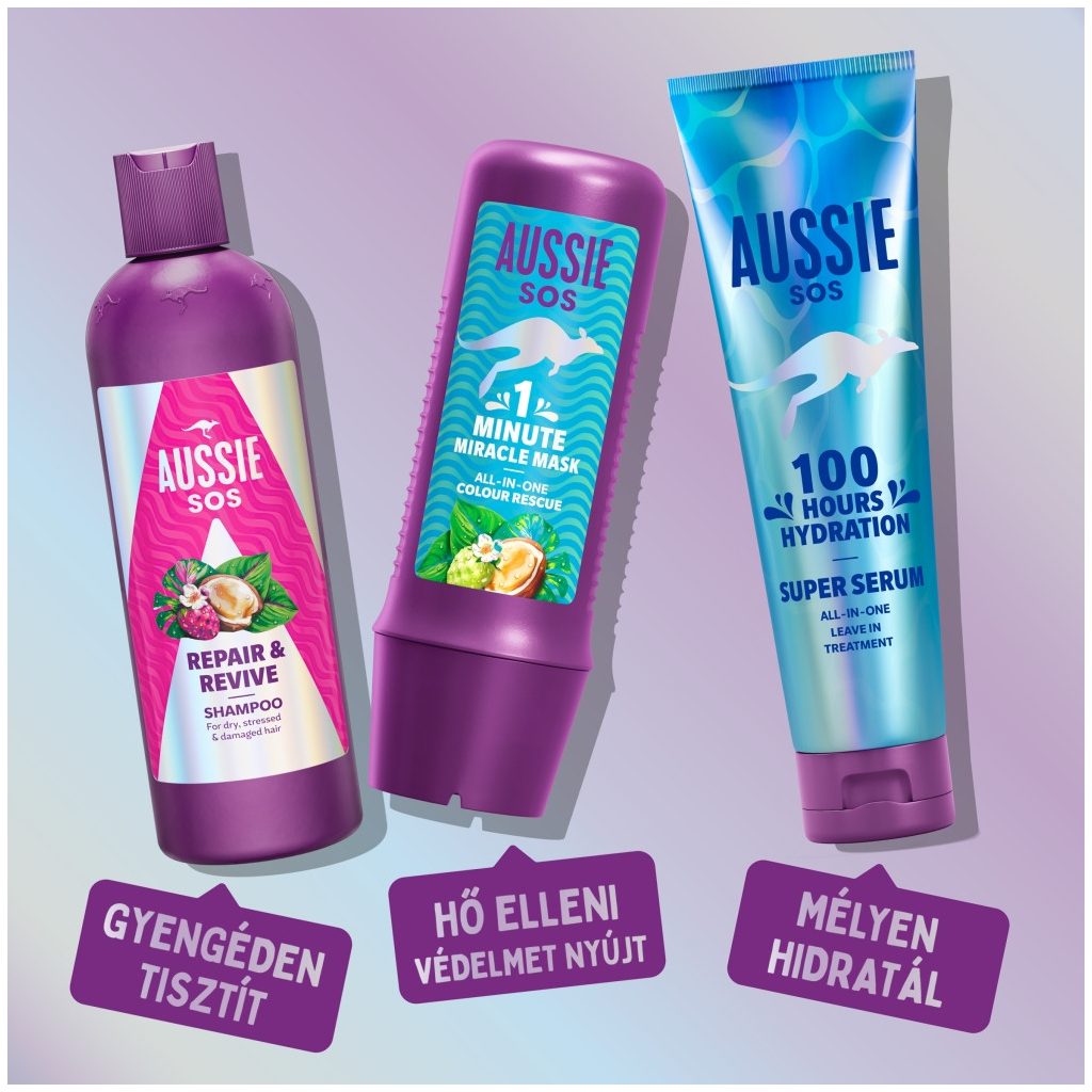 Aussie SOS Blonde hajpakolás (2x250 ml)