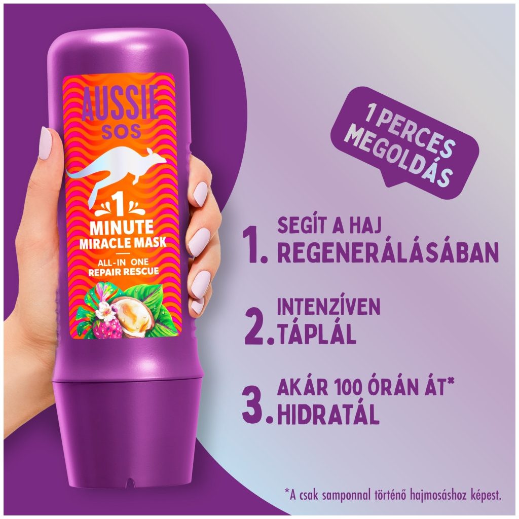 Aussie SOS Repair hajpakolás (2x250 ml)
