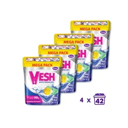 Violeta VESH mosókapszula fehér ruhákhoz (4x42 db)