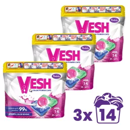 Violeta VESH mosókapszula színes ruhákhoz (3x14 db)