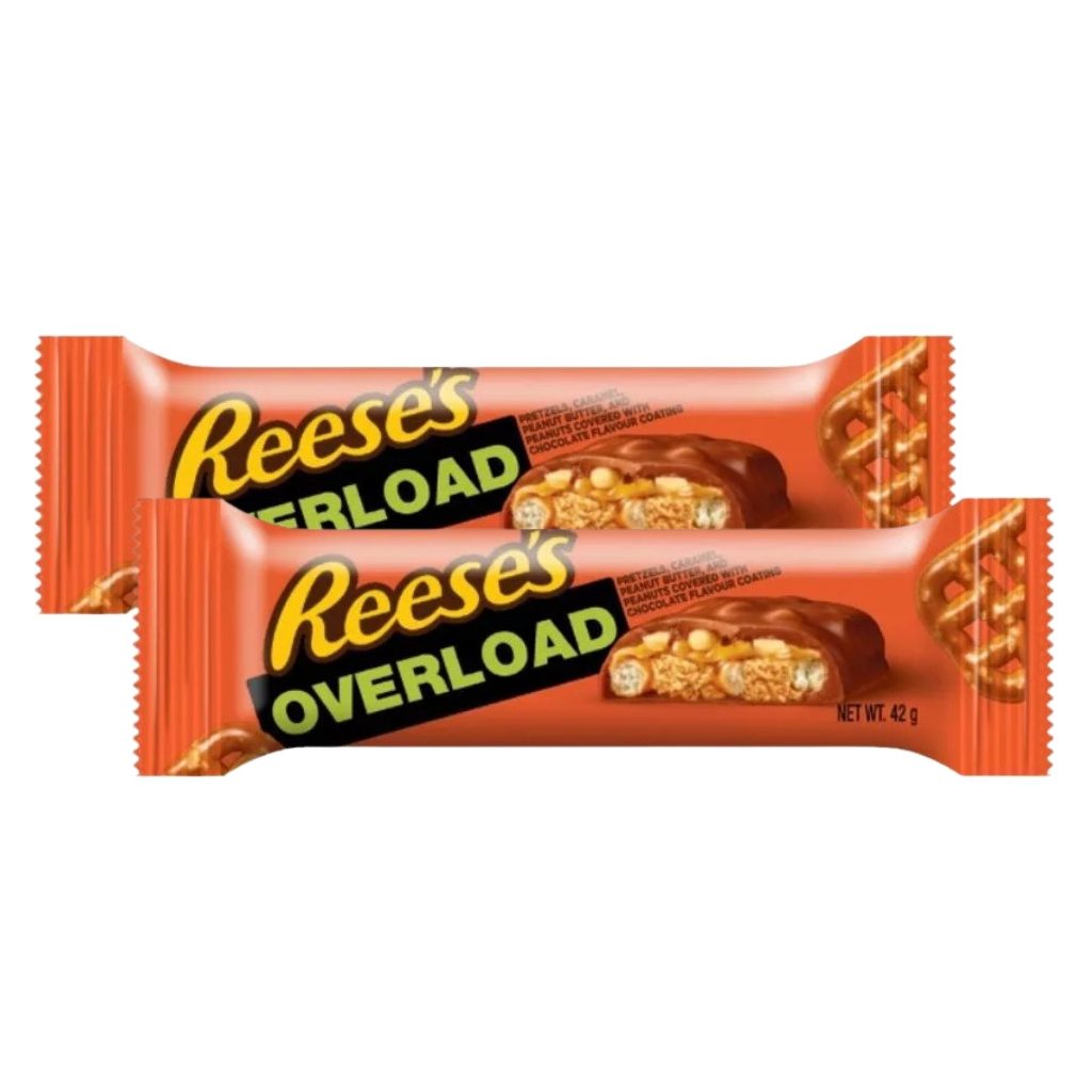 Reese's Overload földimogyoróvajas csokiszelet (2x42g)