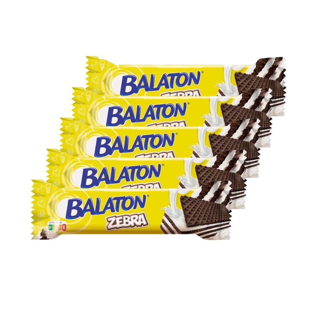 Balaton Zebra kakaós ostya tejes krémmel töltve (5x30 g)