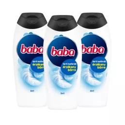 Baba 3in1 férfi tusfürdő érzékeny bőrre (3x400 ml)
