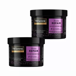   TRESemmé Biotin Repair hajpakolás károsodott hajra biotinnal (2x440 ml) + AJÁNDÉK hajturbán
