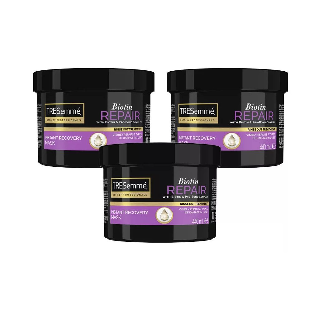 TRESemmé Biotin Repair hajpakolás károsodott hajra biotinnal (3x440 ml)