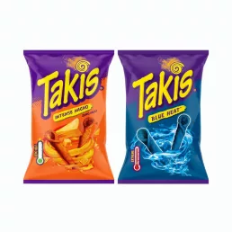   Takis Intense Nacho & Blue Heat tortilla chips válogatás (2x100 g)