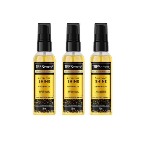 TRESemmé Lamellar Shine hajvégápoló olaj (3x75 ml) + ajándék fésű + ajándék hajcsat