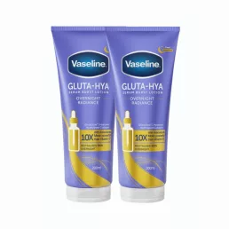 Vaseline Overnight Radiance szérumos testápoló (2x200 ml)