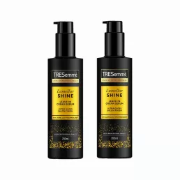   TRESemmé Lamellar Shine kiöblítés nélküli hajszérum az ultrafényes hajért (2x200 ml) + AJÁNDÉK hajturbán