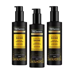   TRESemmé Lamellar Shine kiöblítés nélküli hajszérum az ultrafényes hajért (3x200 ml) + AJÁNDÉK hajturbán