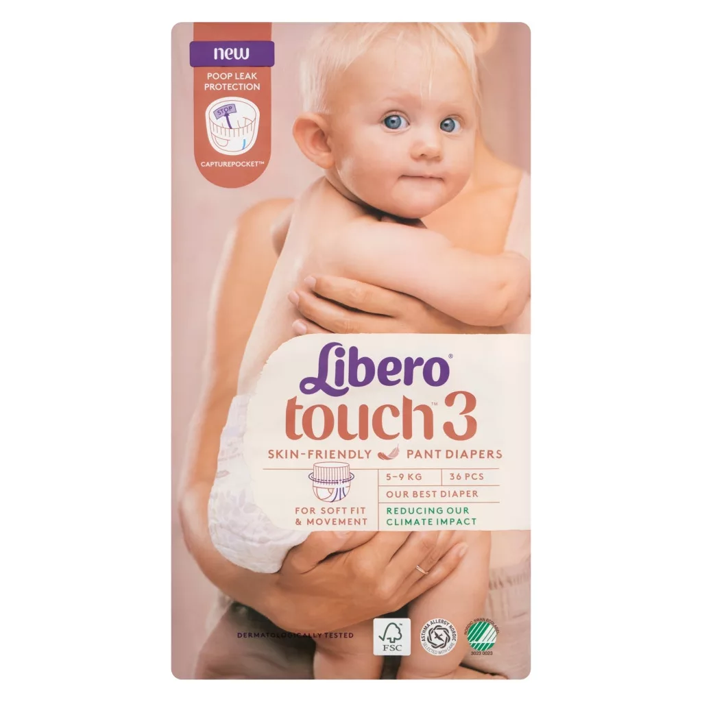 Libero Touch 3 bugyipelenka, 5-9 kg, HAVI PELENKACSOMAG 144 db