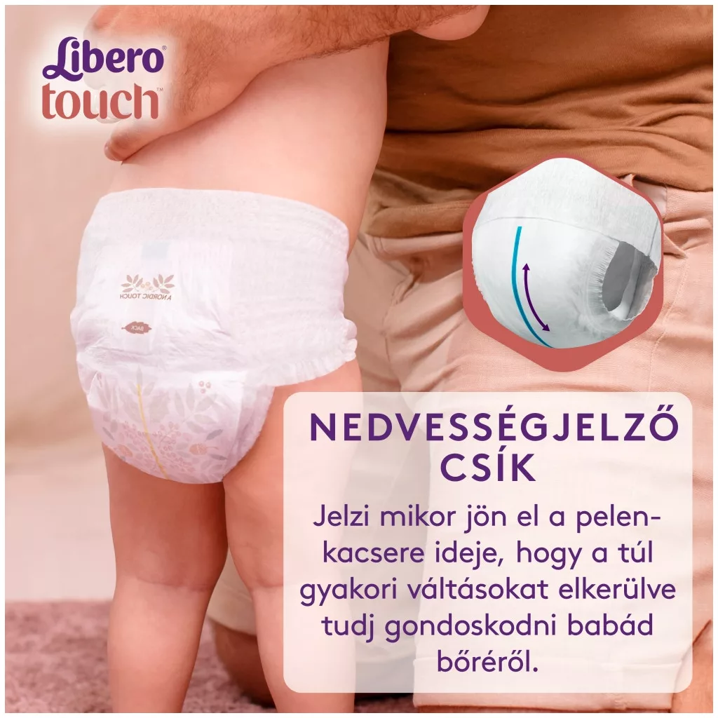 Libero Touch 3 bugyipelenka, 5-9 kg, HAVI PELENKACSOMAG 144 db