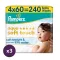Pampers Aqua Soft Touch nedves törlőkendő 3x4x60 db