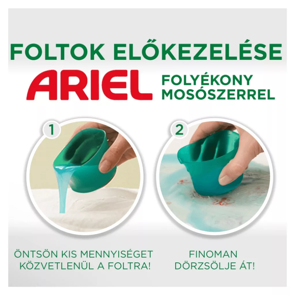 Ariel Turbo Clean Touch of Lenor Fresh Air folyékony mosószer 3x3 liter (180 mosás)