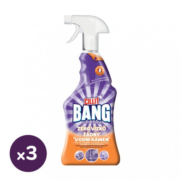 Cillit Bang Kosz & vízkőoldó spray (3x750 ml)