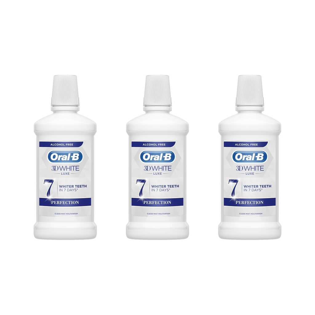 Oral-B 3d white luxe perfection szájvíz (3x500 ml)