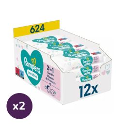 Pampers Sensitive nedves törlőkendő 2x12x52 db