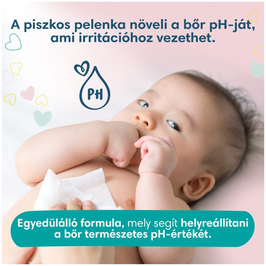 Pampers Sensitive nedves törlőkendő 2x12x52 db
