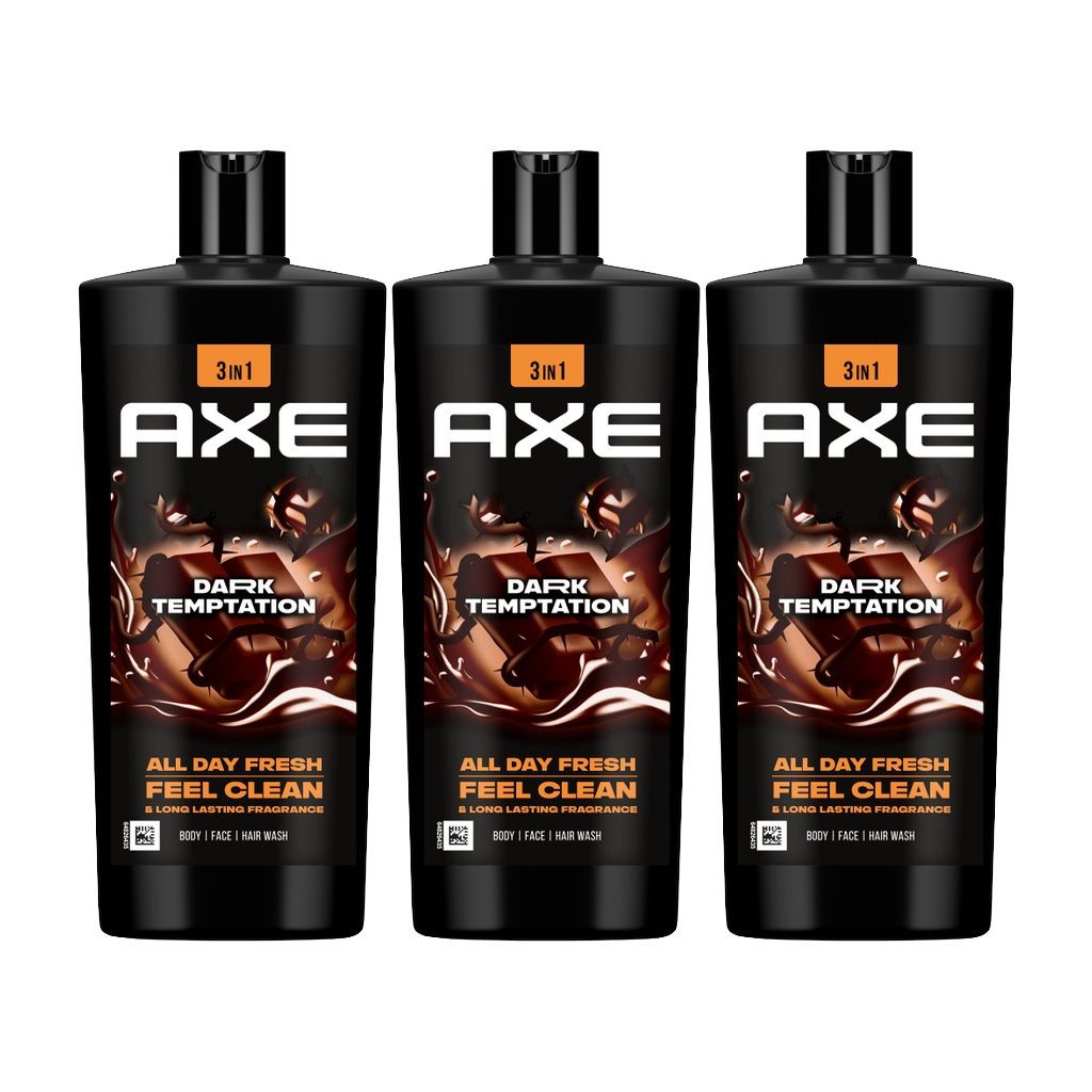 Axe Dark Temptation tusfürdő (3x700 ml)