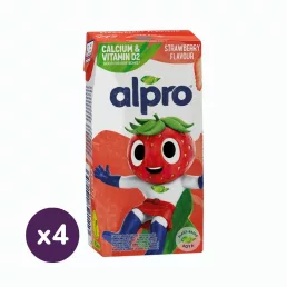 Alpro Kids Eper Szójaital (4x200 ml)