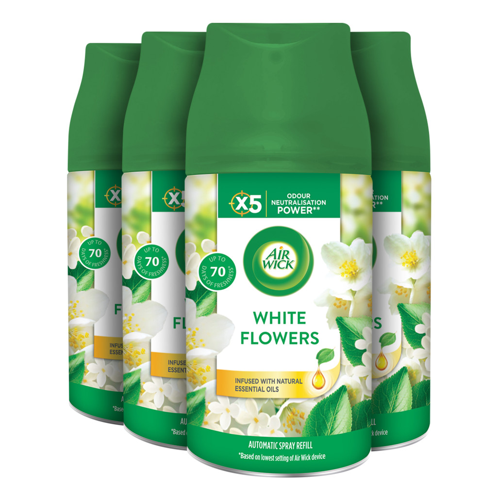 Air Wick Freshmatic Automata Légfrissítő spray utántöltő Frézia és Jázmin (4x250 ml)