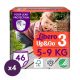 Libero Up&Go 3 bugyipelenka, 5-9 kg, HAVI PELENKACSOMAG 184 db + ajándék pelenka minta