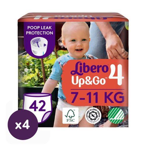 Libero Up&Go 4 bugyipelenka, 7-11 kg, HAVI PELENKACSOMAG 168 db