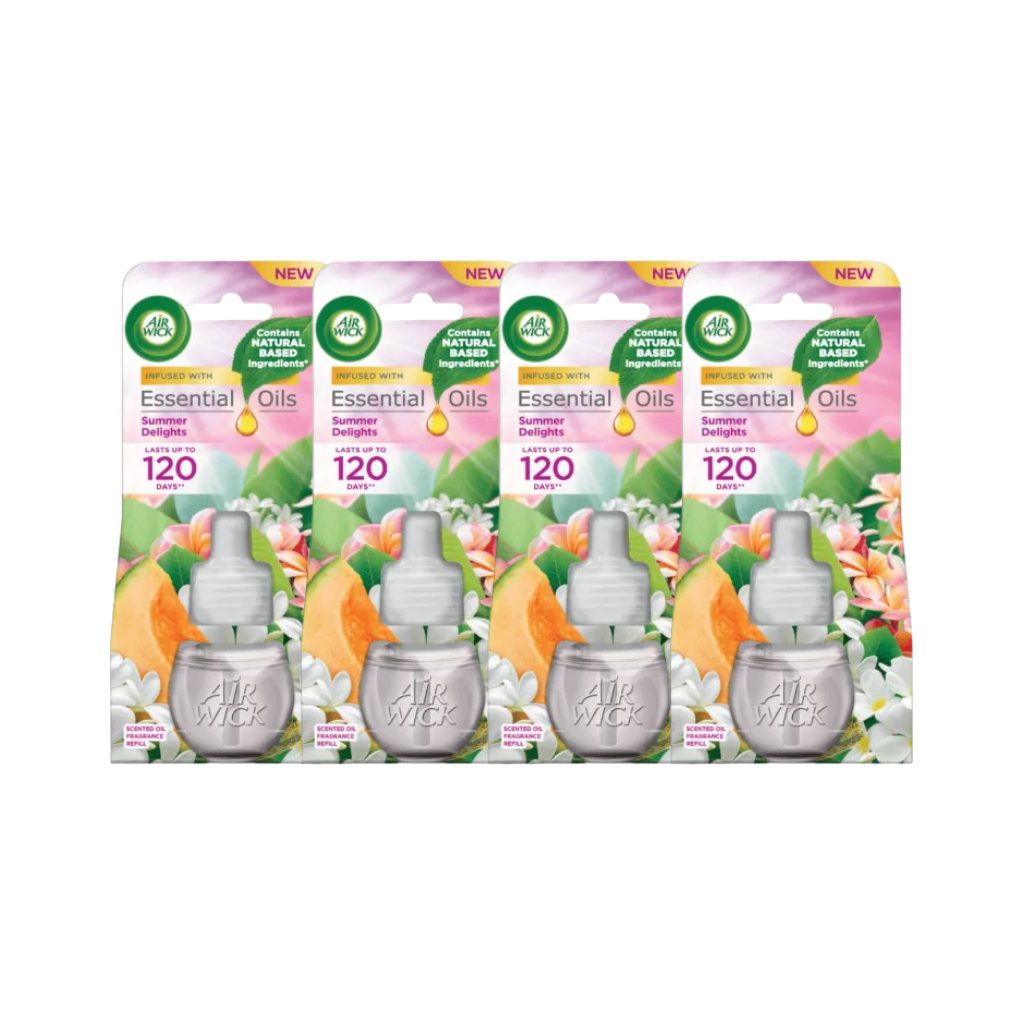 Air Wick elektromos légfrissítő utántöltő, Nyári hangulatok illat (4x19 ml)