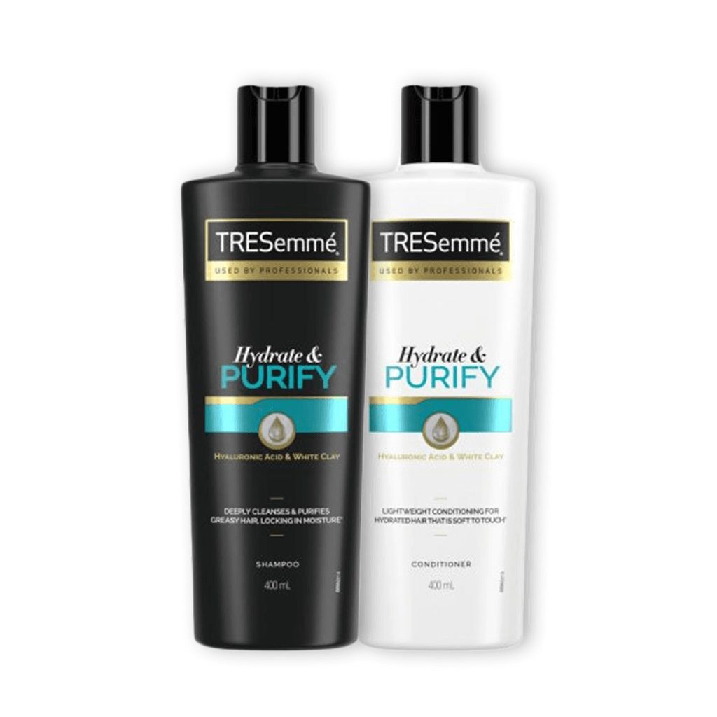 TRESemmé Hydrate& Purify csomag zsírosodó hajra
