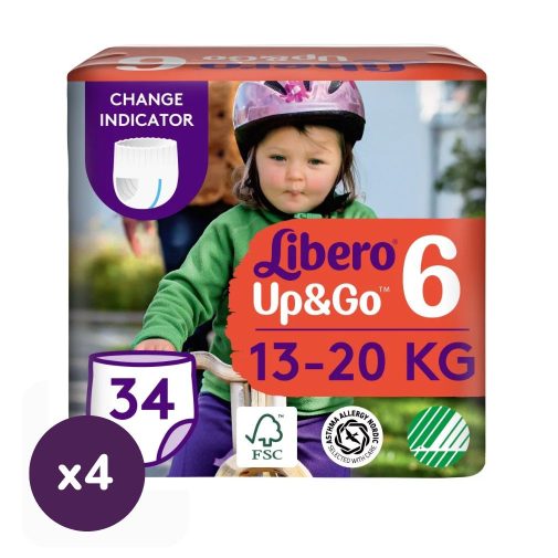 Libero Up&Go 6 bugyipelenka, 13-20 kg, HAVI PELENKACSOMAG 136 db
