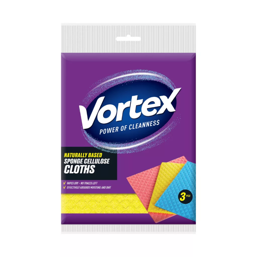 Vortex szivacs törlőkendő (3x3 db)