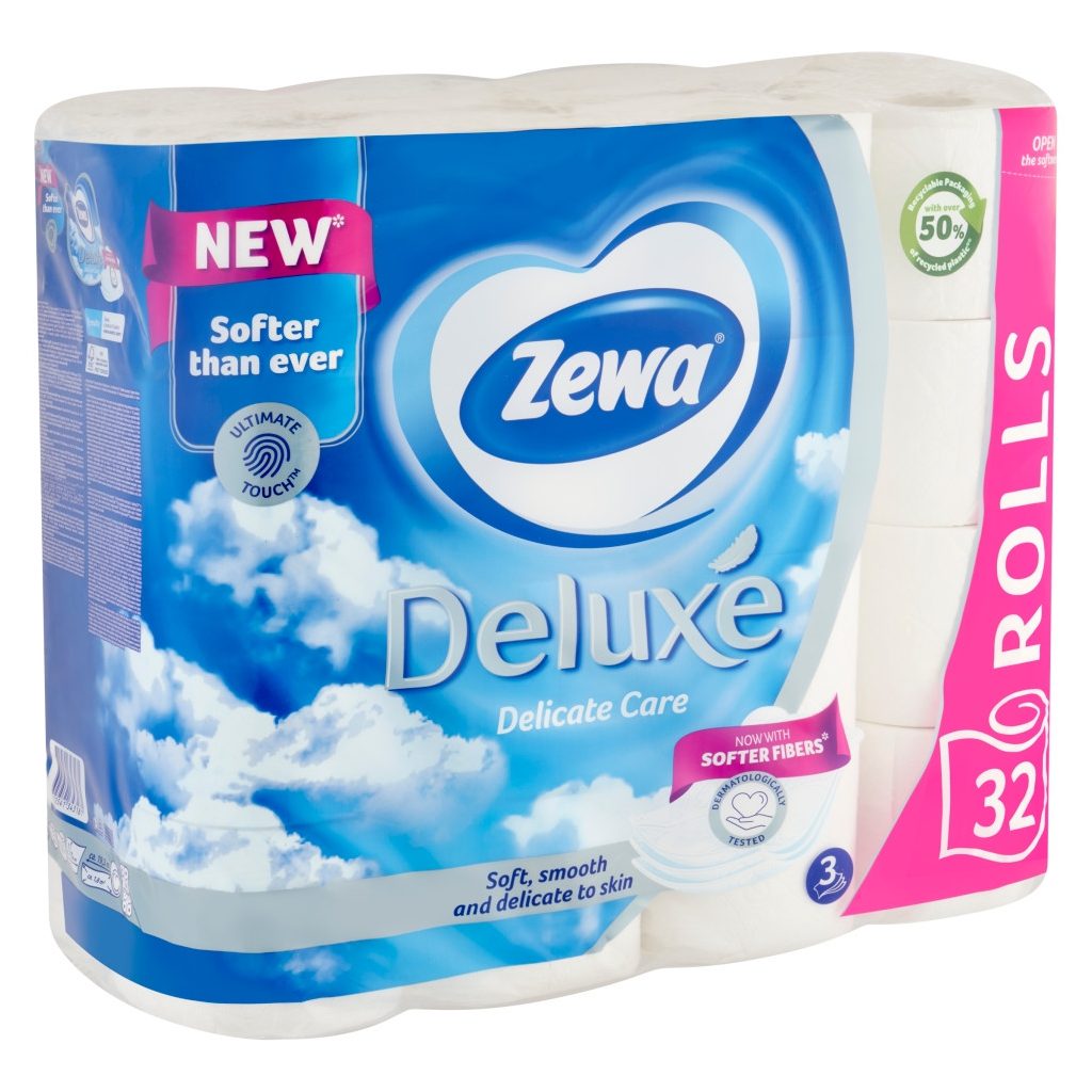 Zewa Deluxe Delicate Care 3 rétegű toalettpapír (3x32 tekercs)