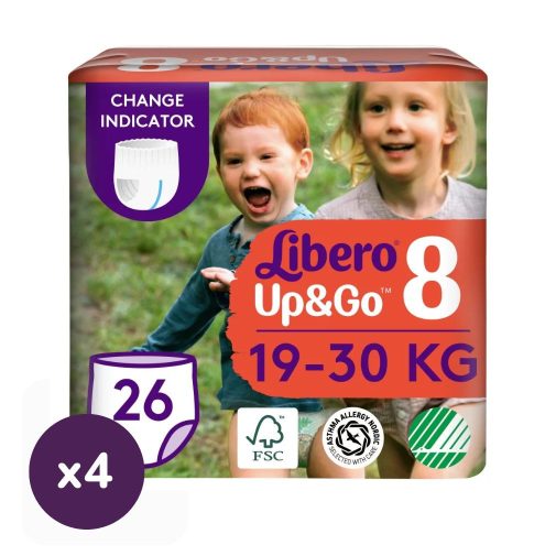 Libero Up&Go 8 bugyipelenka, 19-30 kg, HAVI PELENKACSOMAG 104 db