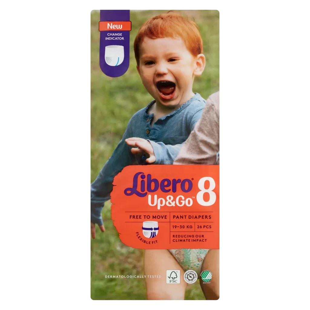 Libero Up&Go 8 bugyipelenka, 19-30 kg, HAVI PELENKACSOMAG 104 db