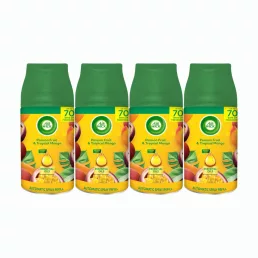   Air Wick Freshmatic Automata Légfrissítő spray utántöltő, Maracuja és trópusi mangó (4x250 ml)